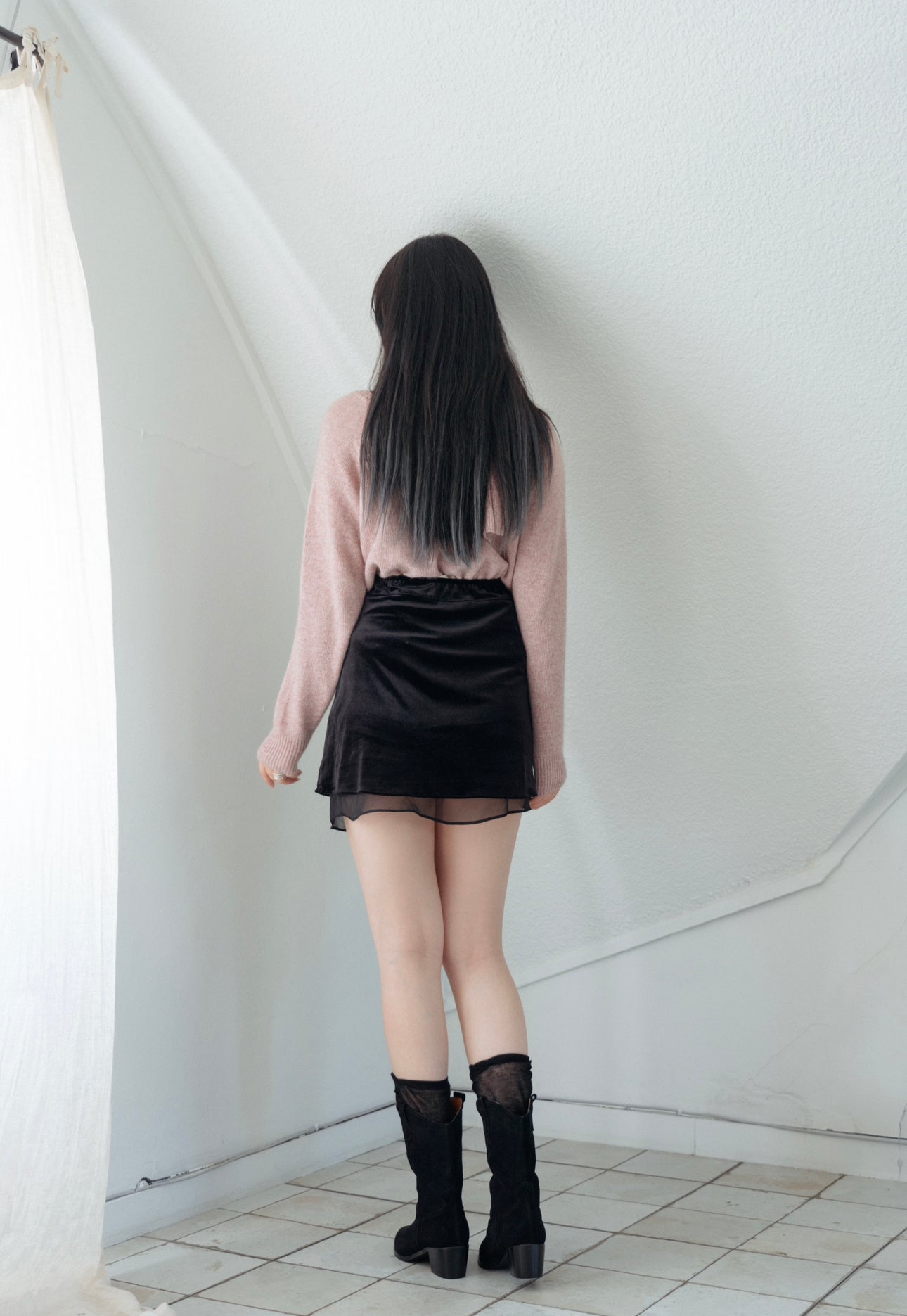 《KR RED VELVET SKIRT》-三色入