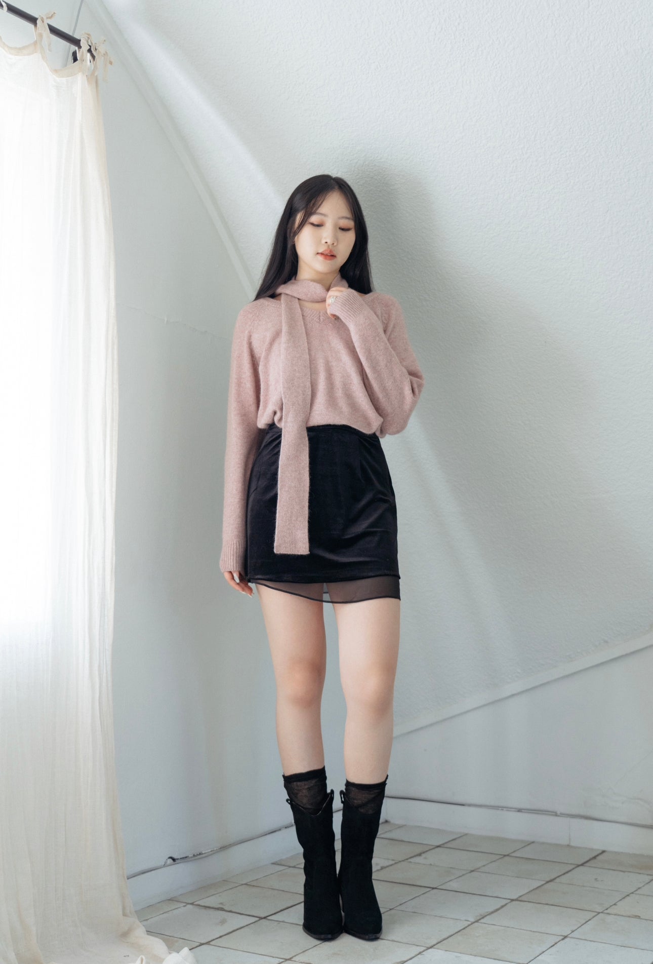 《KR TALLY SWEATER》-含有浣熊+羊毛成份-三色入