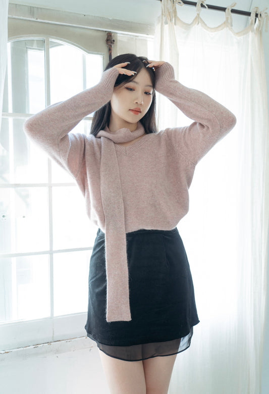 《KR TALLY SWEATER》-含有浣熊+羊毛成份-三色入