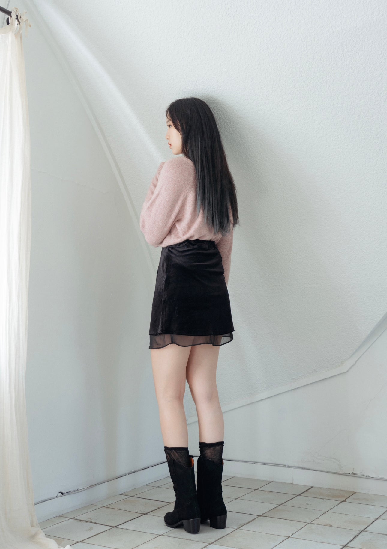 《KR RED VELVET SKIRT》-三色入